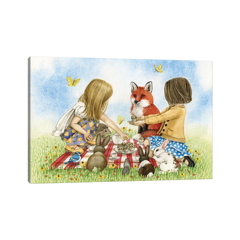 Tea Party by Tracy Lizotte - Wrapped Canvas Print, 66.04 cm H x 45.72 cm W