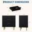 43.18 cm W Chest of 3 Drawers-495051428
