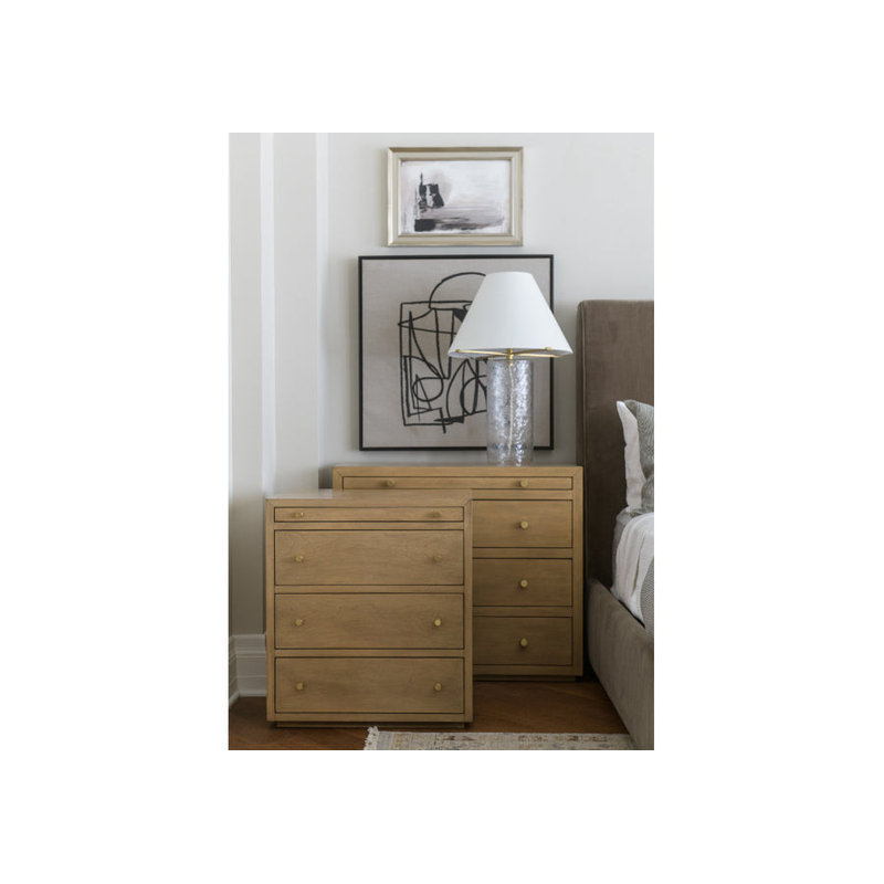 Brooklyn 4 - Drawer Solid Wood Nightstand