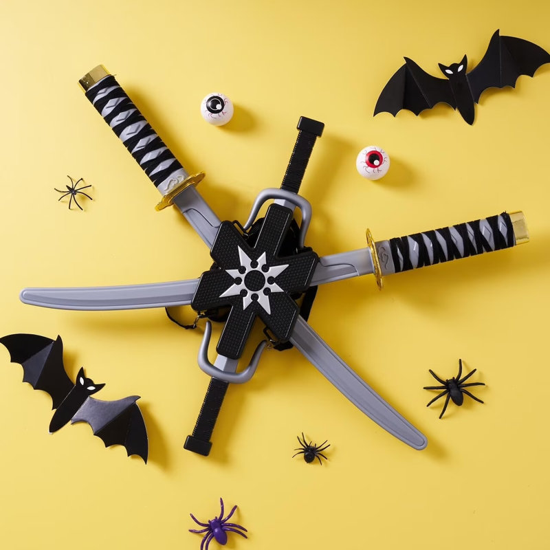 Ninja Swords, Backpack Weapon Toy Set