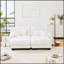 Luxueux canapé en chenille pour le salon avec plusieurs coussins et repose-pieds, améliorant le confort et le style-1506526450
