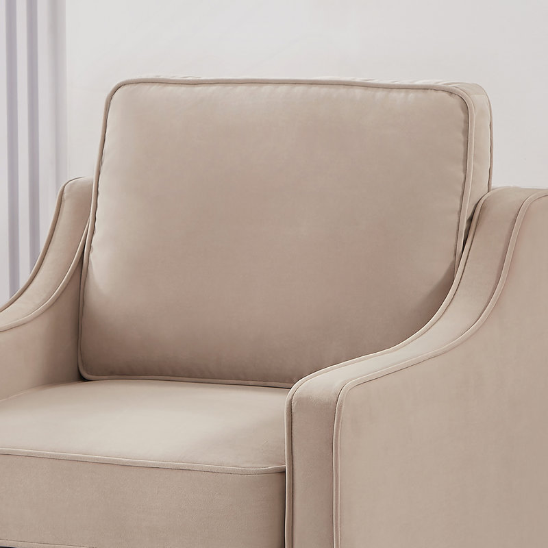 Fauteuil moderne, fauteuil simple de salon, Taupe