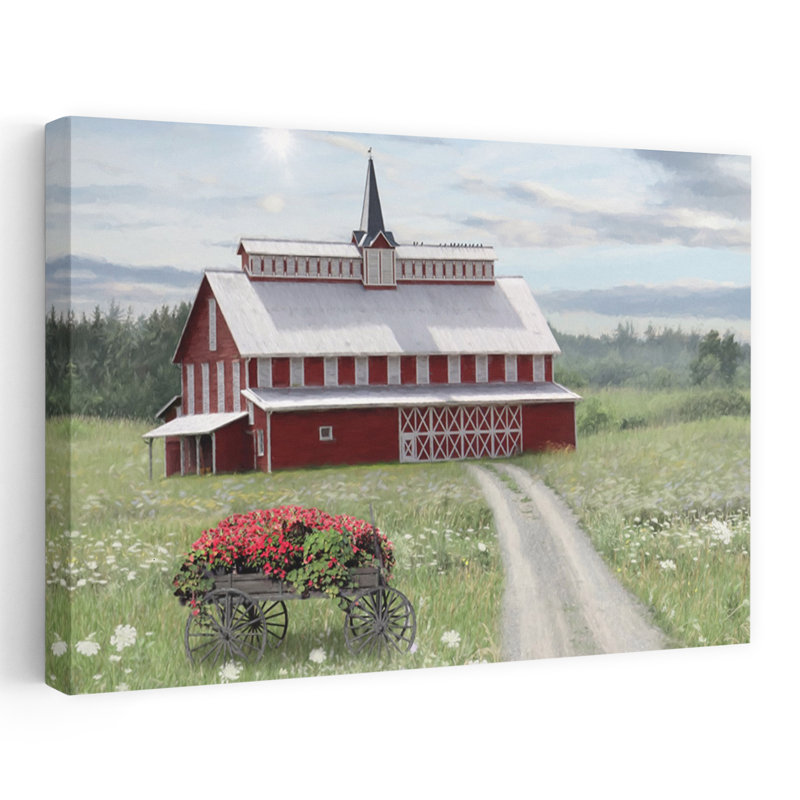 Bright Bright Day - Photographie contemporaine d'art de grange à la ferme, H 16 po x l 24 po