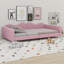 Upholstered Daybed With Cloud-Shaped Backrest-1979529998-1979529992
