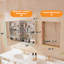 Armoires à pharmacie à DEL avec rangement, salle de bain moderne en aluminium 24 x 30