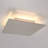 Annette LED Flush Mount, Silver