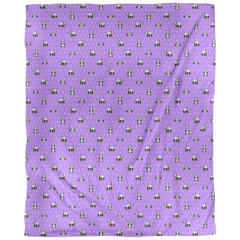 Tissu panda, Lin naturel paloma, L 54 po x l 36 po, Mauve