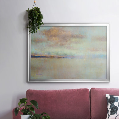 August Morning-Framed Gallery Wrapped Canvas