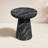 Zofia Composite Pedestal Black Marble Accent Table-1608463183