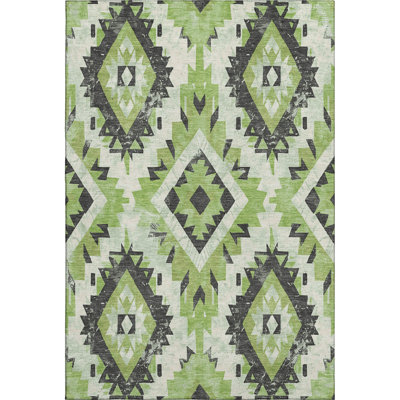 Premium Machine Washable Crestover AMF1878 Aztec Rug