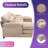 Redenius 110.63" U-shape Chenille Sectional-1297900083