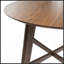 Table de bar ronde en bois Mid-Century-313276401