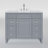 Alexxis 42 in. Single Sink Freestanding Bath Vanity in Empire Gray with Carrara Marble Top-1754839130