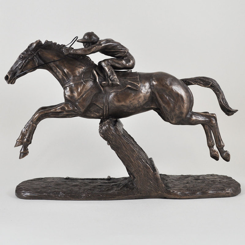 Animal Istbraq Racing Bronze Horse Figurine