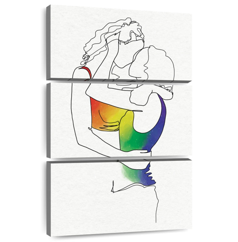 Lesbians In Love, 32" H x 20" W