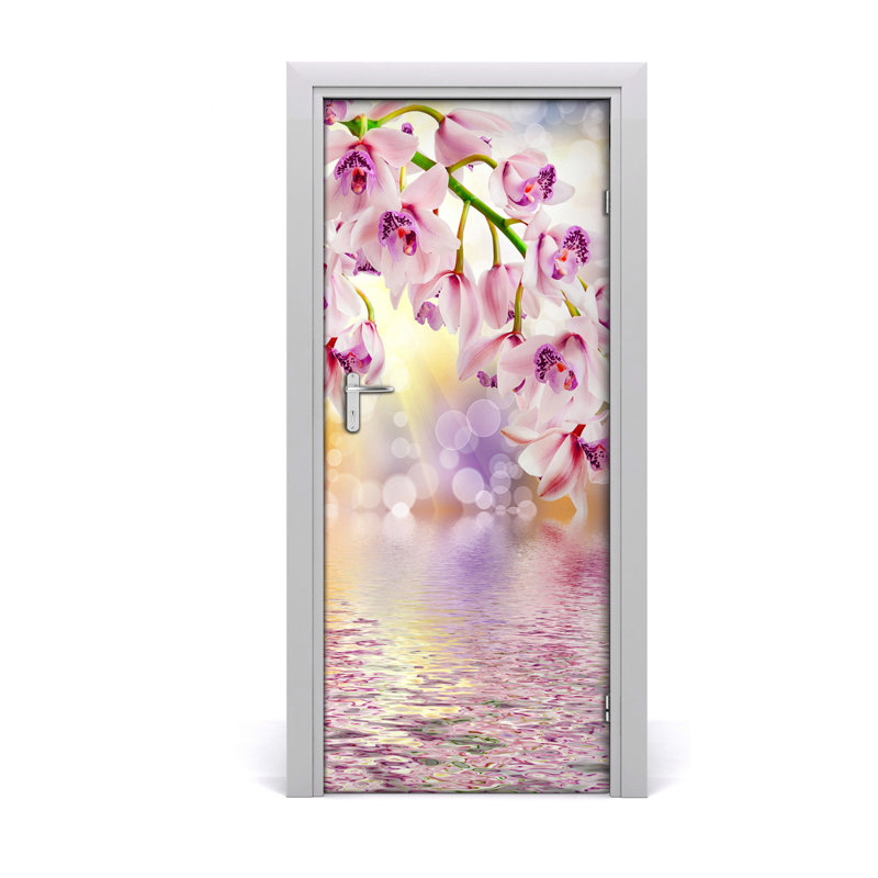 Orchideenen Door Decal