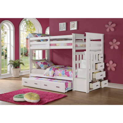Kids Twin Bunk Bed