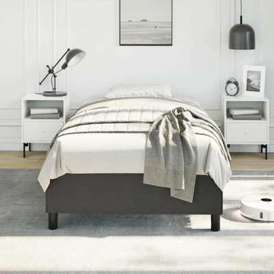 Cadre de lit Darrisha, cadre de lit plateforme tapissier, sans matelas