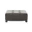 Repose-pieds cocktail en cuir capitonné Afsheen-100483450