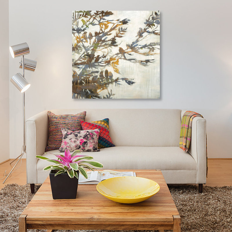 «Flock Together», reproduction sur toile, H 18 po x l 18 po x P 1,5 po, Toile tendue