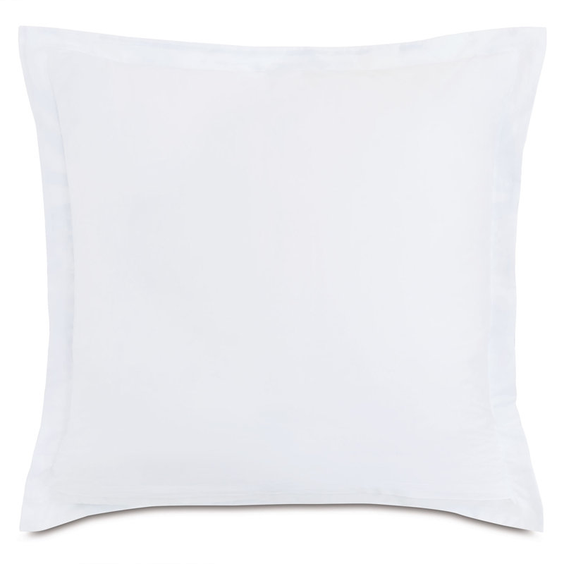 Miramar Nautical Blue and White Cotton Euro Sham