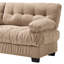 Causeuse en flanelle 88 po Geneveve-1428322442