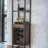 Narik Weathered Oak Finish Wine Rack