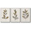 Bronze Leaf I - ensemble de 3 reproductions de photos sur toile-97757255-97757257
