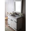 Americana 36.5" Palomar Whitewash Vanity Set