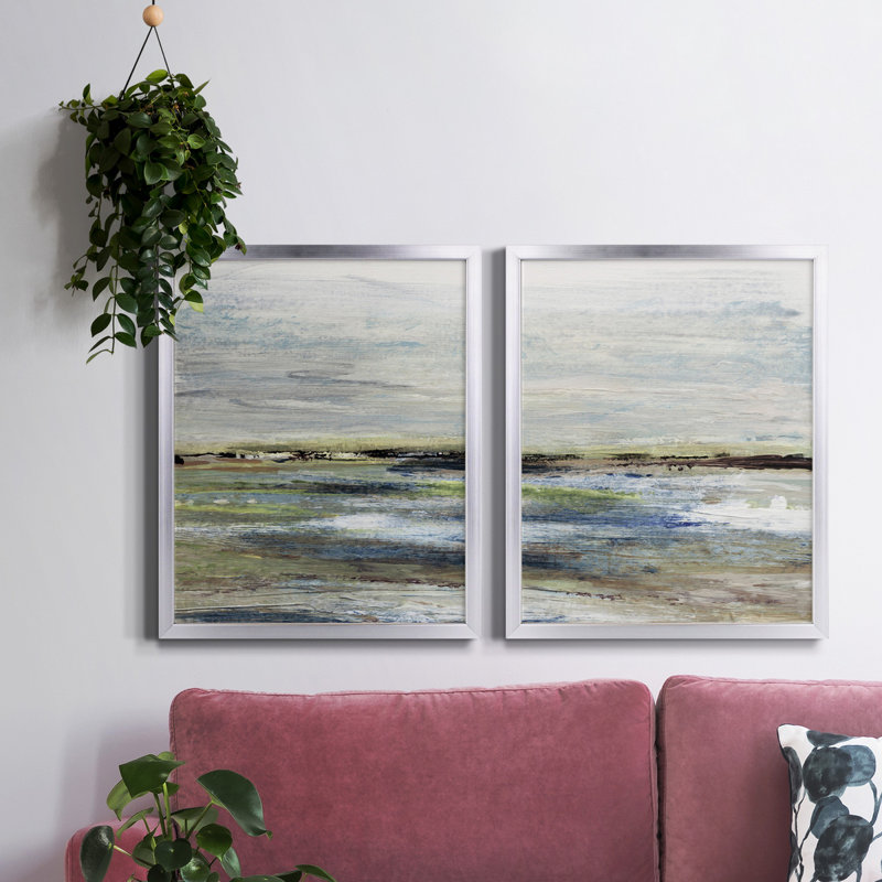 Impression de cadre photo sur papier, Toile avec cadre argenté, Pas de tapis