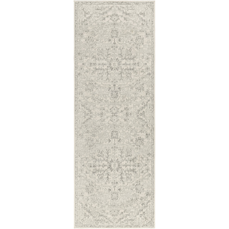 Machine Woven Beige/Black/Grey Indoor Rug, Runner 80 x 220 cm