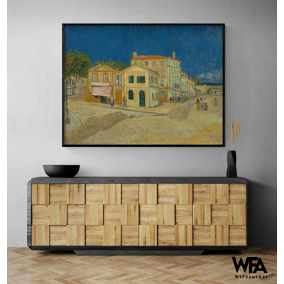 La maison jaune par Vincent Van Gogh, décoration murale maison, impression de maison Van Gogh, maison de style Van Gogh, reproduction d'art maison jaune, art célèbre de Van Gogh