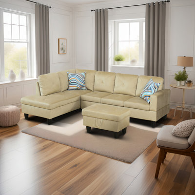Museville Upholstered L-Shaped Sectional Left Hand Facing