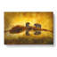 Elephants At Sunset - Wrapped Canvas-61876830