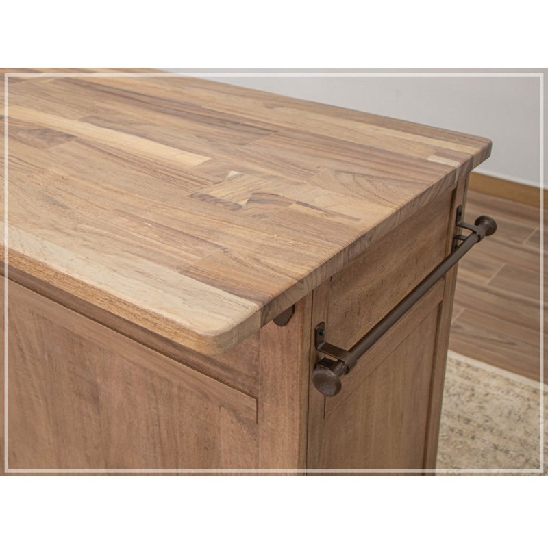 Solid Wood Kitchen Island