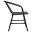 Chojolan Stacking Patio Dining Armchair with Cushion