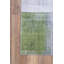 Tapis décoratif rayé gris et vert-754600511