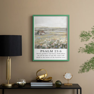 Pslam 119:105 Framed Print - Solid Wood