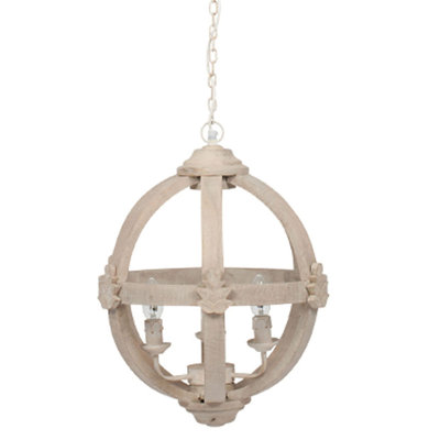 Barclee 3 - Light Grey Sphere Pendant