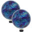 Boule à globe en verre Deep Ocean Swirl - 10 po - ensemble de 2-2049416727