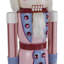 Cake King Nutcracker Christmas Figure - 15" - Pink And Blue