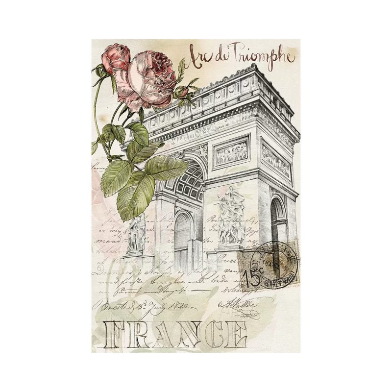 Paris Sketchbook II by Jennifer Paxton Parker - Wrapped Canvas Print