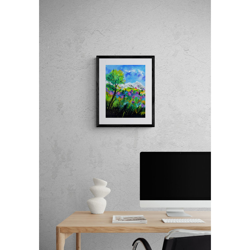 Pink Provence Print by Pol Ledent, 21.25" H x 17.25" W x 0.875" D