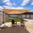 Rossanna White Pole 9' x 11' Rectangular Economical Large Cantilever Umbrella with White Base-850778814