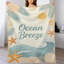 Jeté en flanelle de luxe Ocean Breeze-132906899