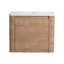 Base de meuble-lavabo mural imitation chêne Roomfillers-132912050-132912052