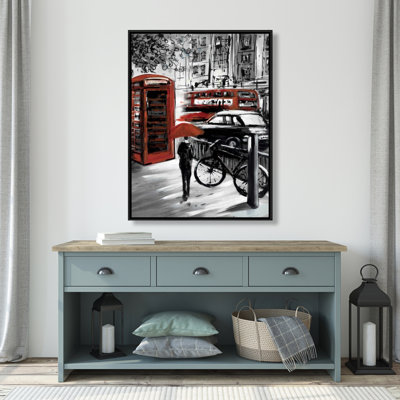 European Street Print On Canvas