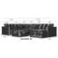 Rondale Five Piece Plush Extra Deep Sectional With Matching Ottoman-1823512780