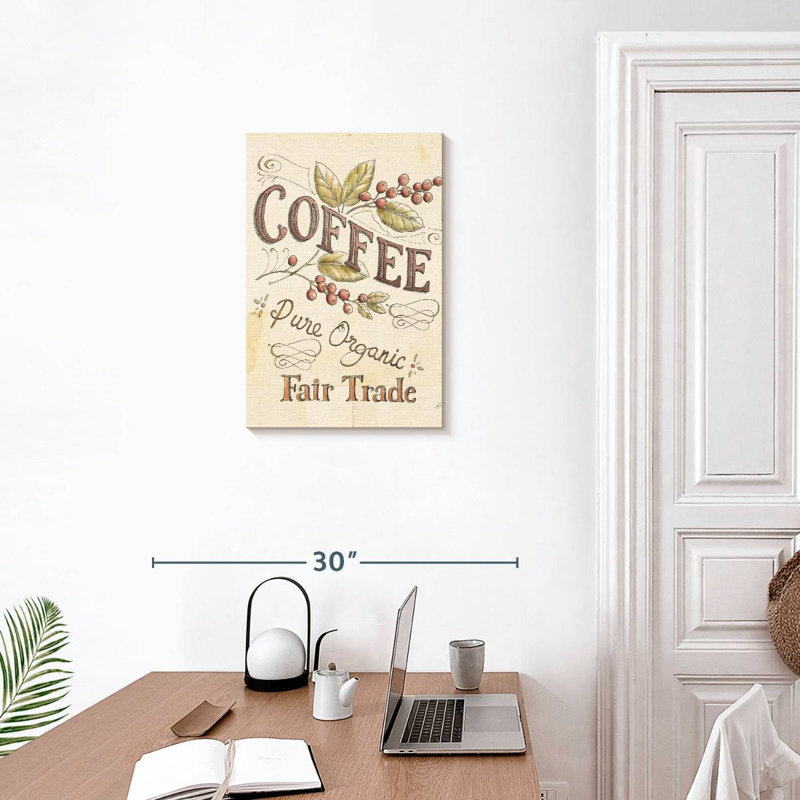 Tergel Authentic Coffee I, 24" H x 16" W