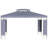 Outsunny 10' X 13' Patio Gazebo, Double Roof Outdoor Gazebo Canopy Shelter With Screen Decorate Corner Frame, For Garden, Lawn, Backyard And Deck, Gray-123826906